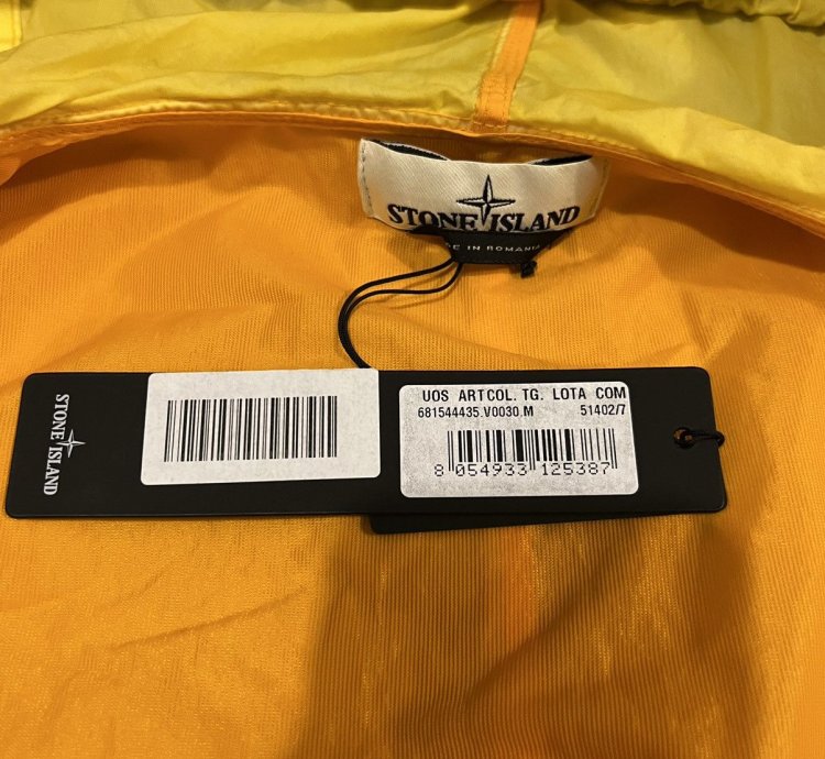 Stone Island Resin Poplin-tc 44435 Size Medium