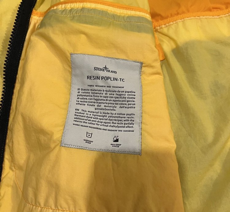 Stone Island Resin Poplin-tc 44435 Size Medium