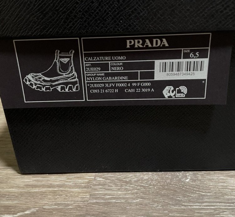 Prada Monolith Nylon Boots