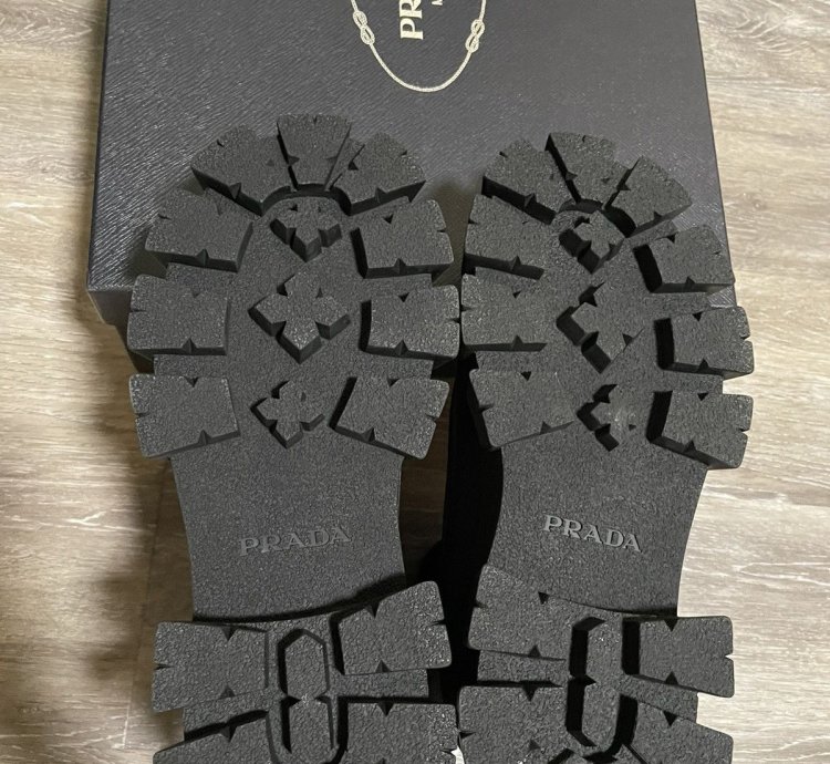 Prada Monolith Nylon Boots