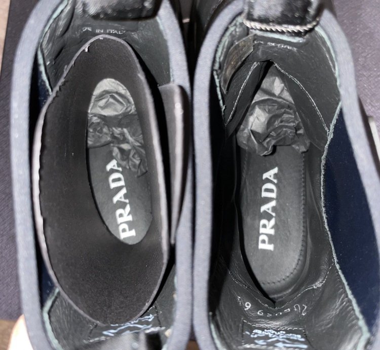 Prada Monolith Nylon Boots