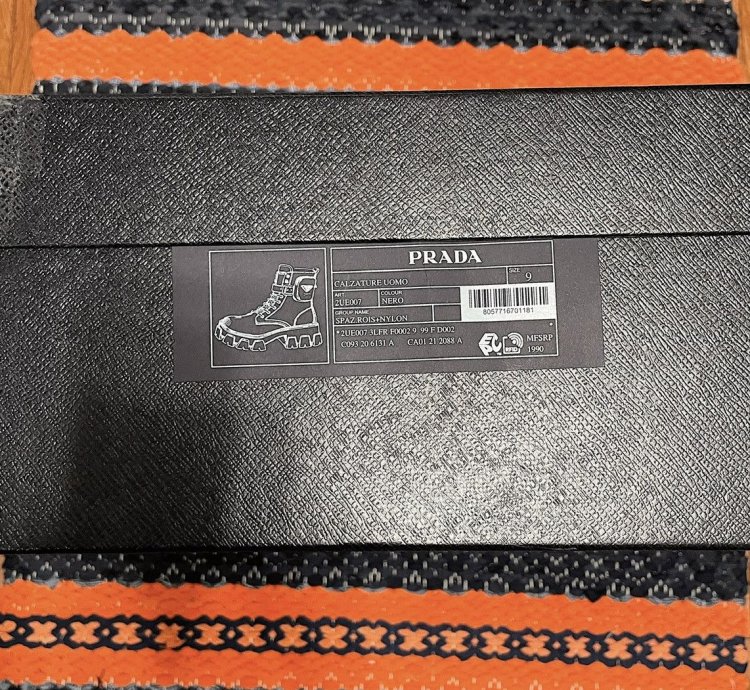 Prada Monolith Pouch Boots 21 22