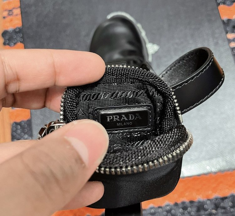 Prada Monolith Pouch Boots 21 22