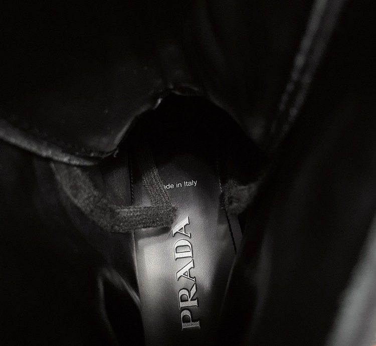 Prada Monolith Pouch Boots 21 22
