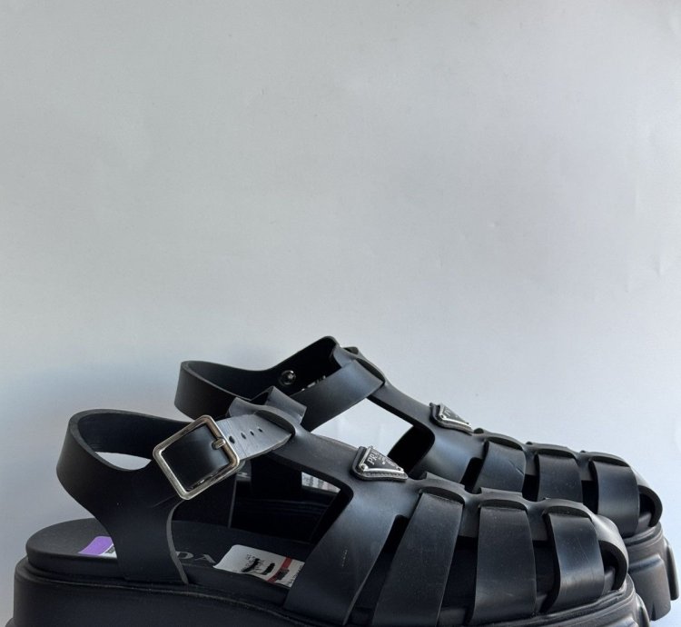 Prada Monolith Sandal Shoe New Size Uk 8 Us 9 875