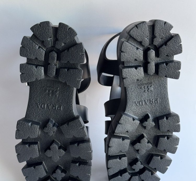 Prada Monolith Sandal Shoe New Size Uk 8 Us 9 875