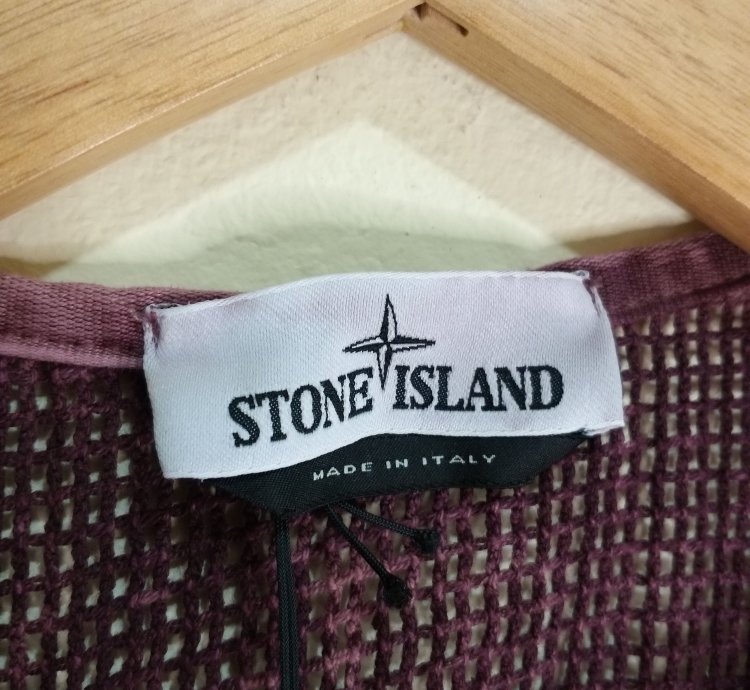Stone Island Ripstop Vest Burgundy