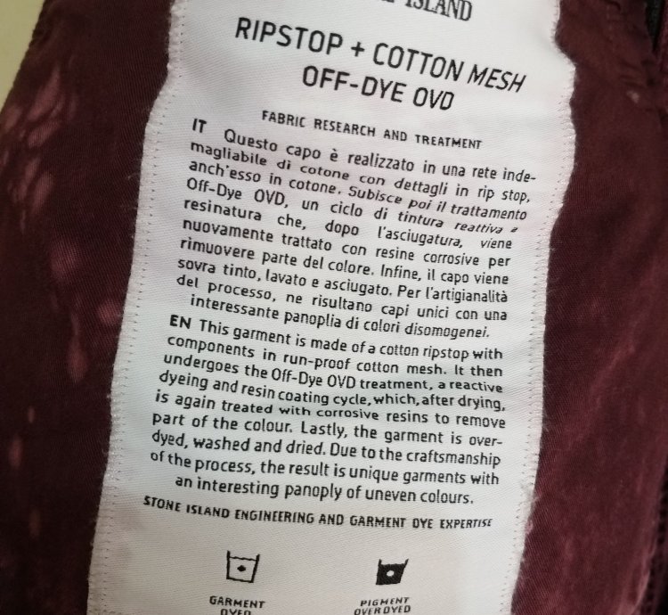 Stone Island Ripstop Vest Burgundy