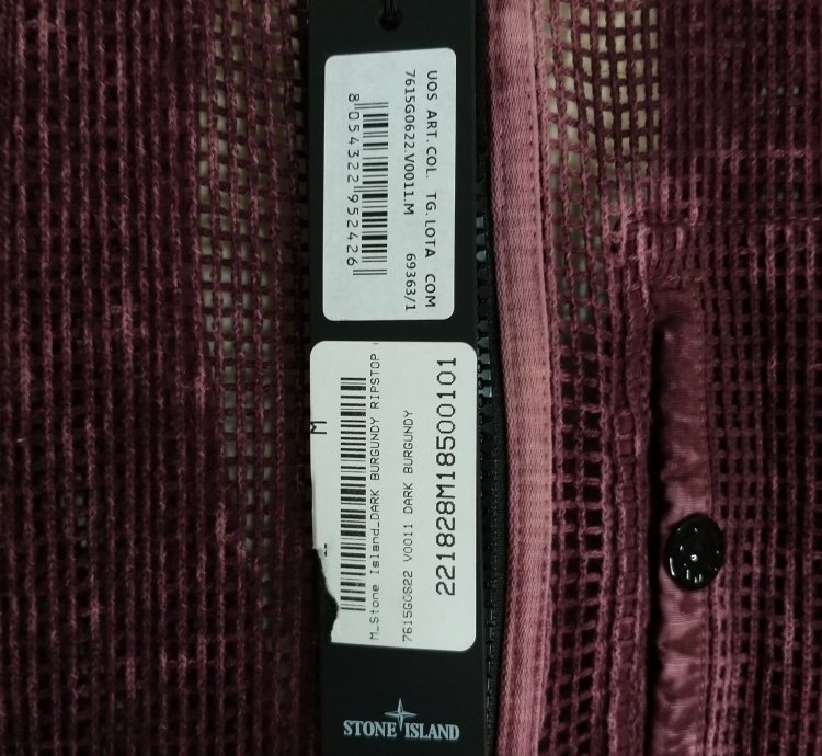 Stone Island Ripstop Vest Burgundy
