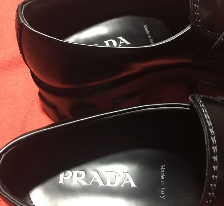 Prada Monolith Slip On Shoes