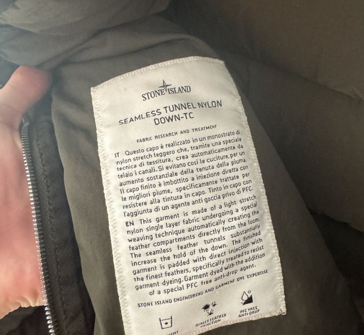 Stone Island Seamless Tunnel Down Jacket