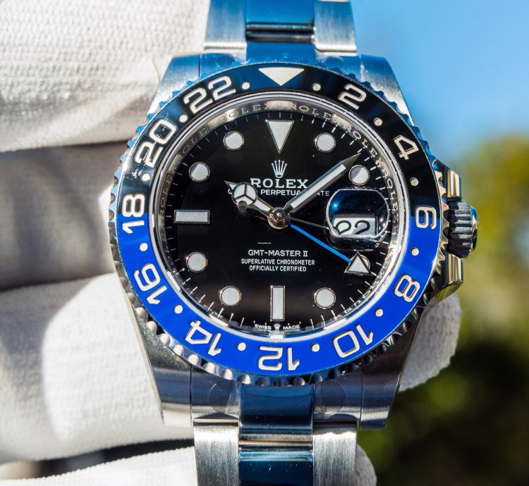 Rolex Gmt-master Ii 2023 Batman On Oyster Bracelet