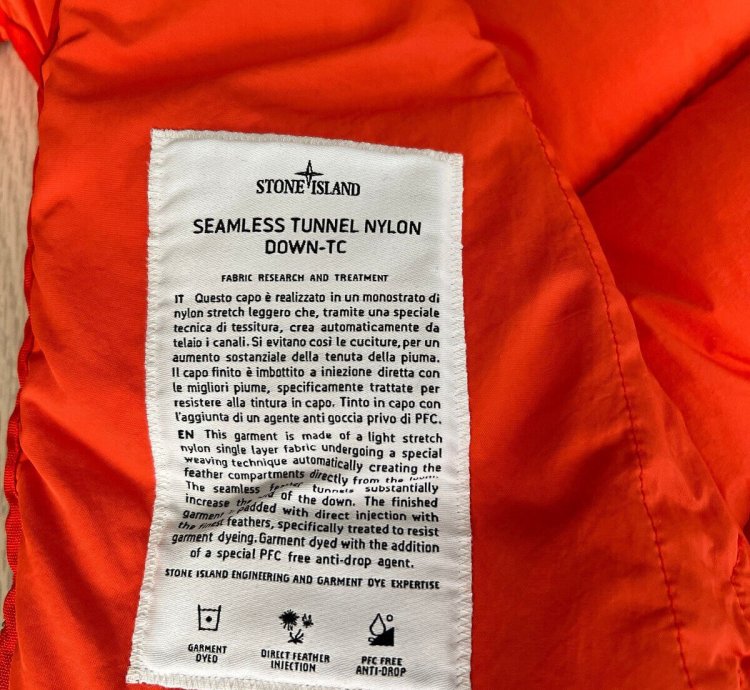Stone Island Seamless Tunnel Nylon Down-tc