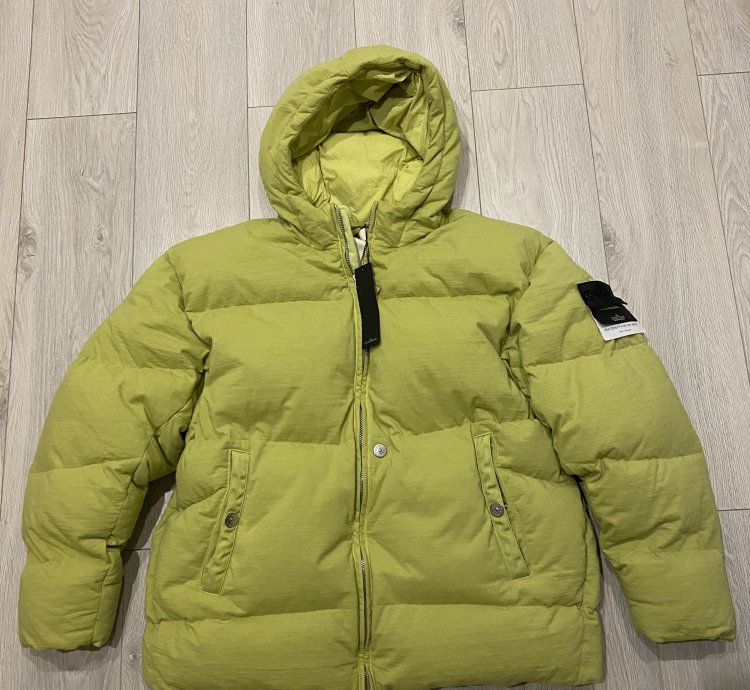 Stone Island Shadow High Density -nylon Jersey Down Jacket