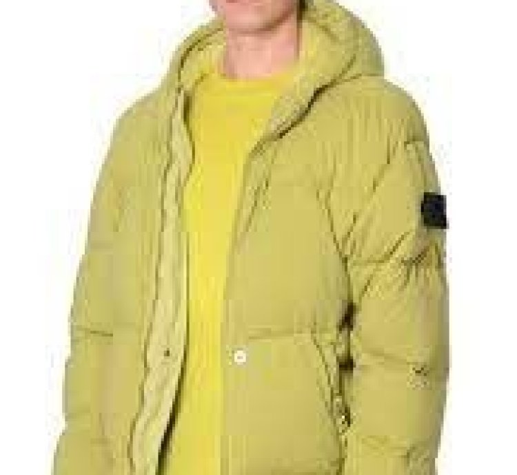 Stone Island Shadow High Density -nylon Jersey Down Jacket