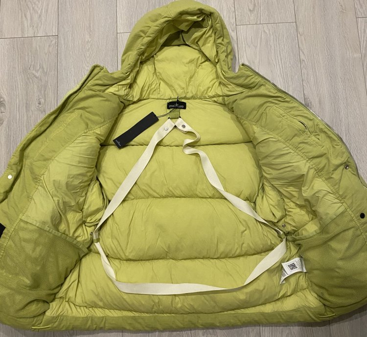 Stone Island Shadow High Density -nylon Jersey Down Jacket
