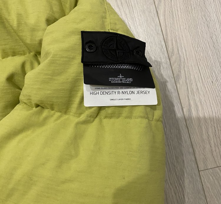 Stone Island Shadow High Density -nylon Jersey Down Jacket