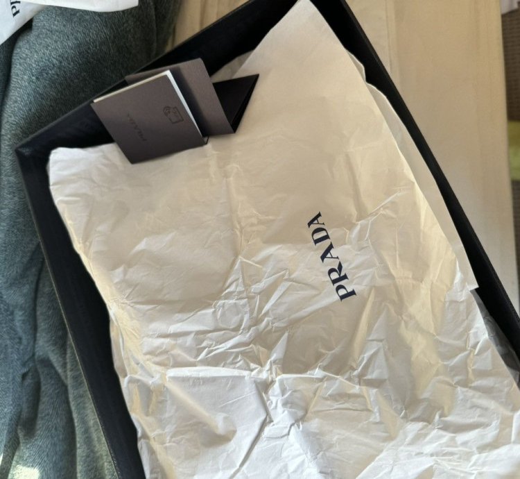 Prada Monolith Triangle Logo Loafers
