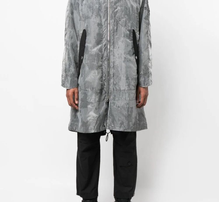 Stone Island Shadow Project - Distorted Ripstop Camo Parka