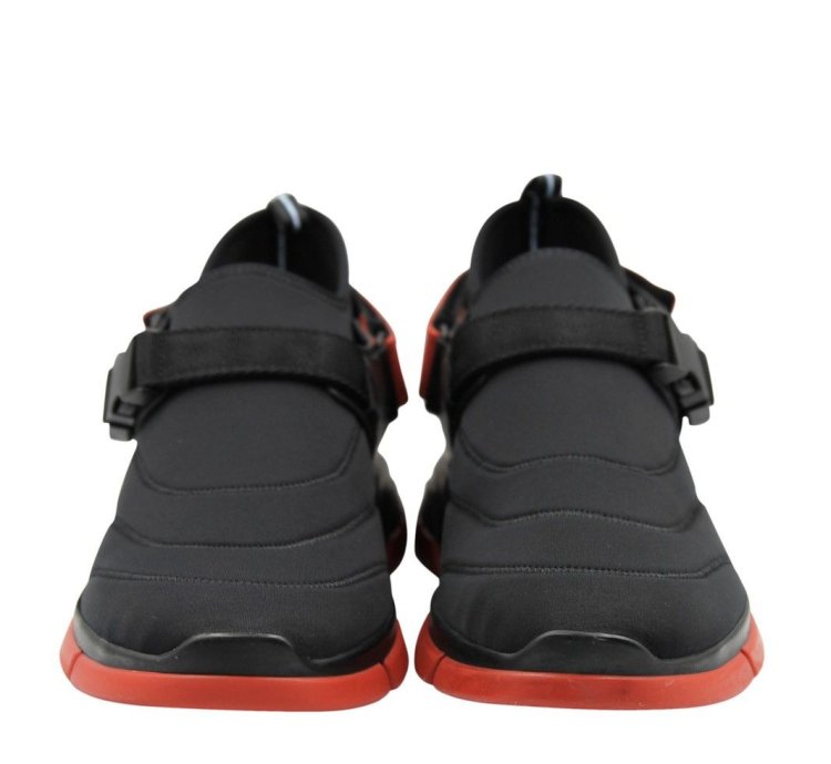 Prada Neoprene Buckle Sneakers