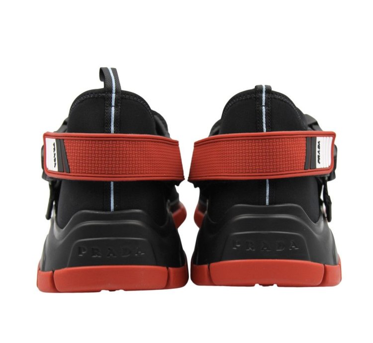 Prada Neoprene Buckle Sneakers