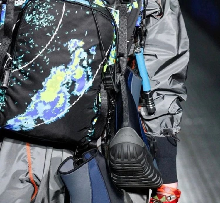 Prada Neoprene Runway Sneakers