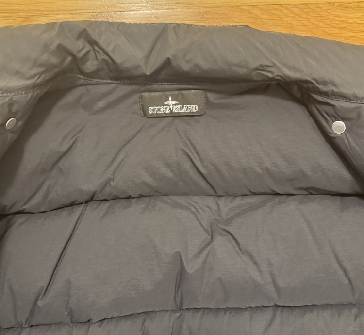 Stone Island Shadow Project Black Puffer Gilet Down Jacket