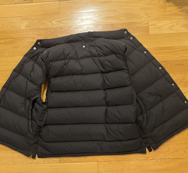 Stone Island Shadow Project Black Puffer Gilet Down Jacket