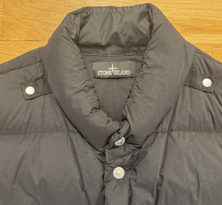 Stone Island Shadow Project Black Puffer Gilet Down Jacket