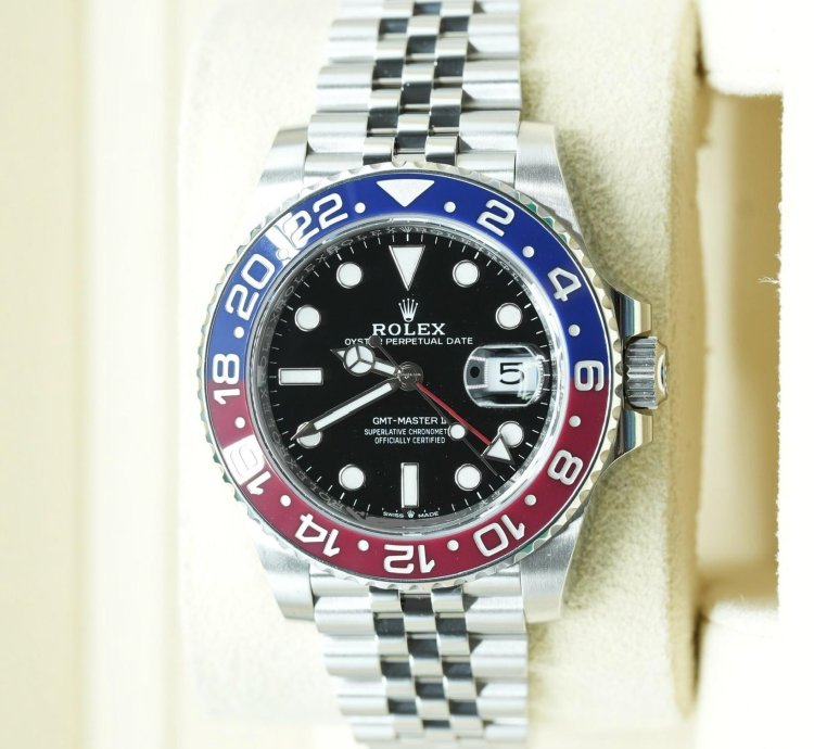 Rolex Gmt-master Ii 2025 Gmt-master Ii Pepsi Jubilee Bracelet Unworn Full Set Box Papers 126710blro