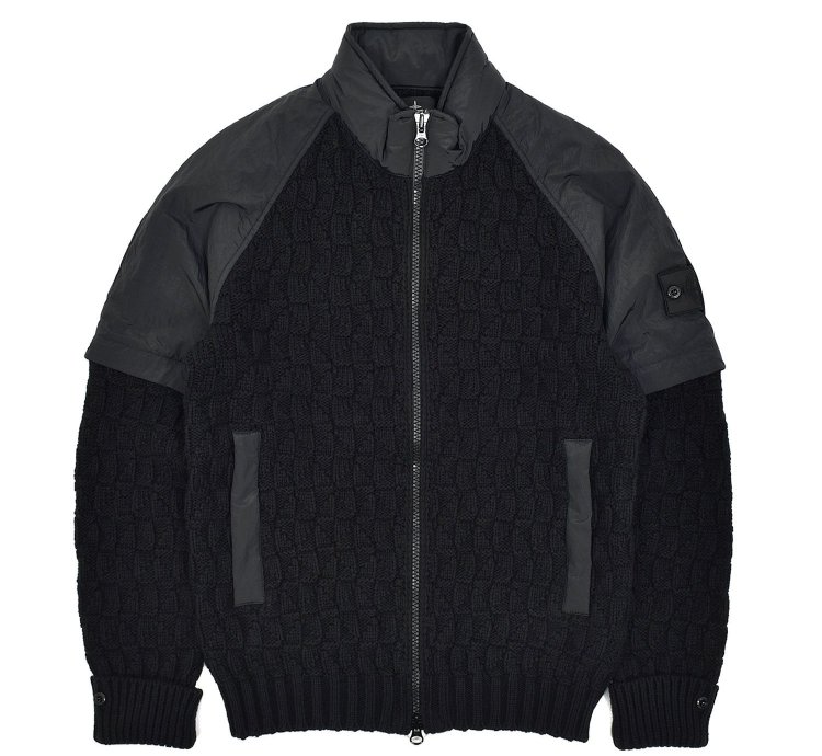 Stone Island Shadow Project Convertible Knitted Jacket