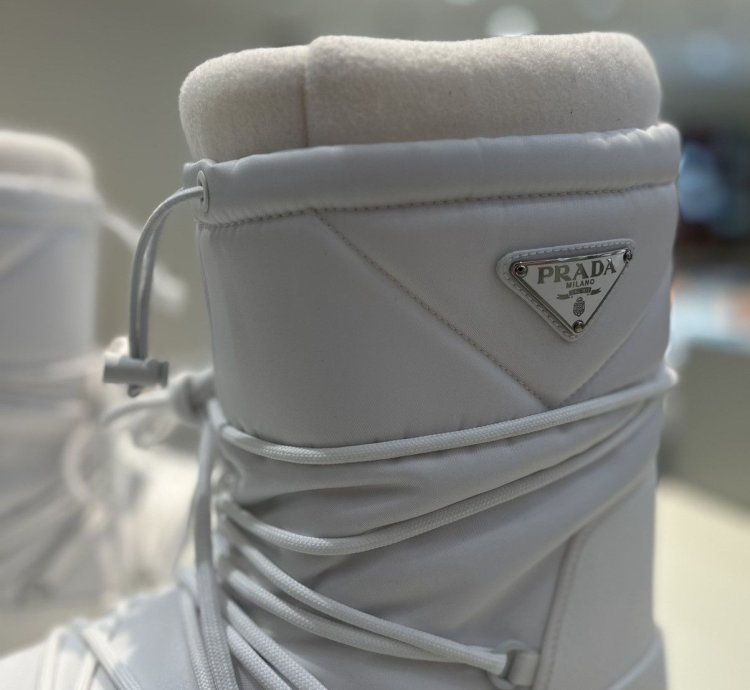 Prada Nylon Padded Snow Boots