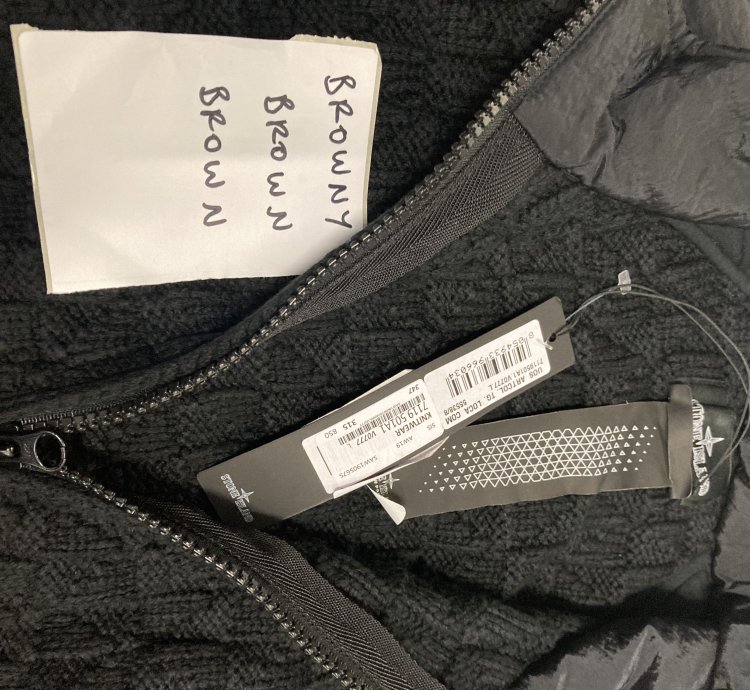 Stone Island Shadow Project Convertible Knitted Jacket