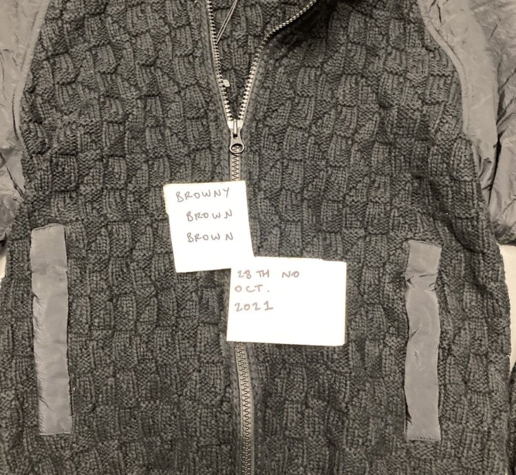 Stone Island Shadow Project Convertible Knitted Jacket