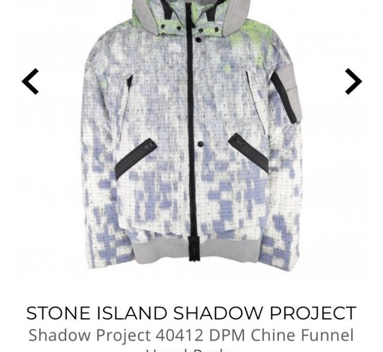 Stone Island Shadow Project Down Jacket New