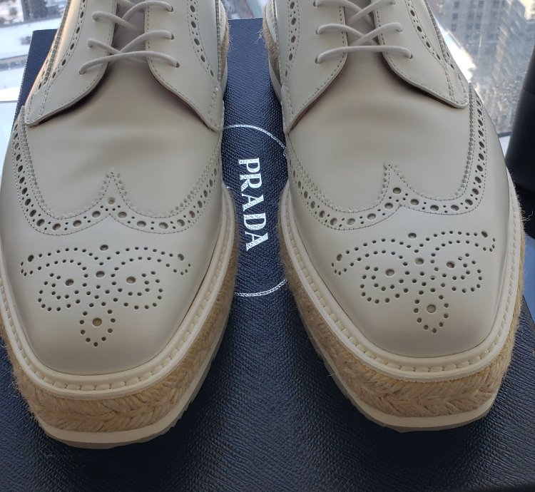 Prada Oversole Wingtip Creepers