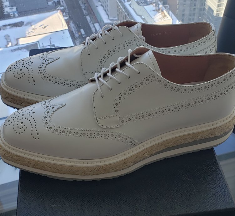 Prada Oversole Wingtip Creepers