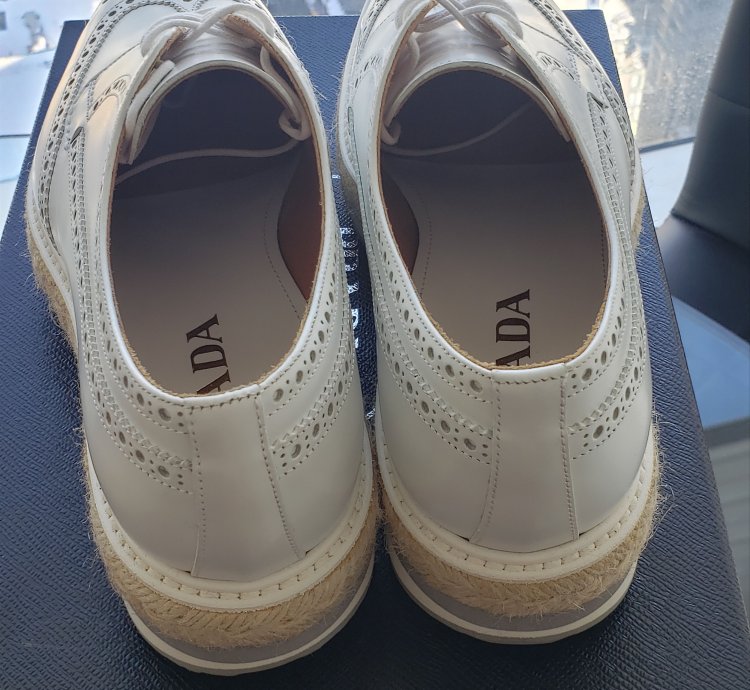 Prada Oversole Wingtip Creepers