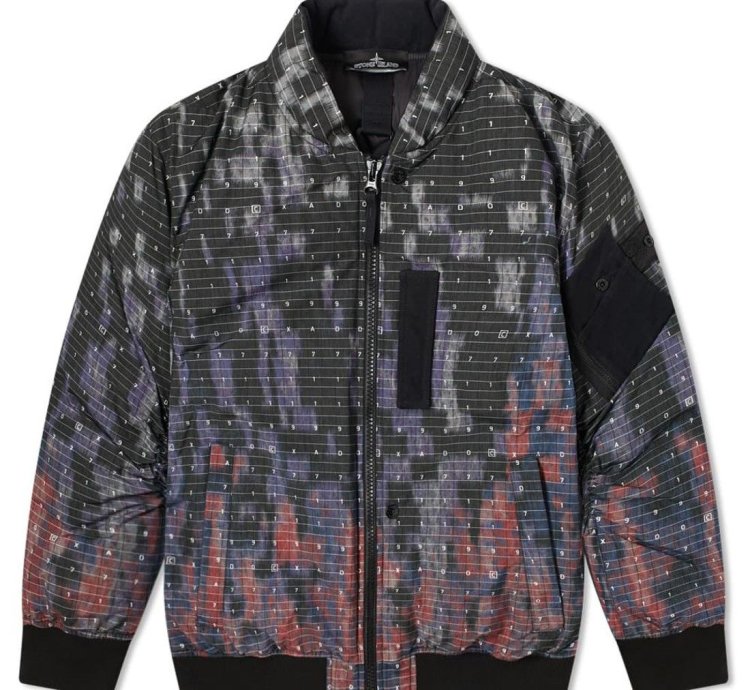 Stone Island Shadow Project Dpm Printed Wool Down Jacket