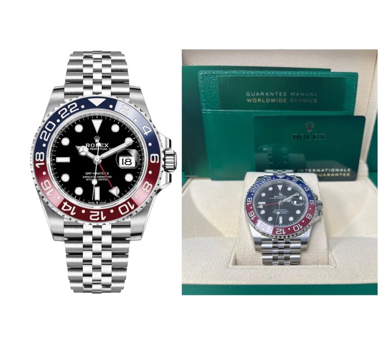 Rolex Gmt-master Ii 40mm Red And Blue Pepsi Jubilee Bracelet 126710blro