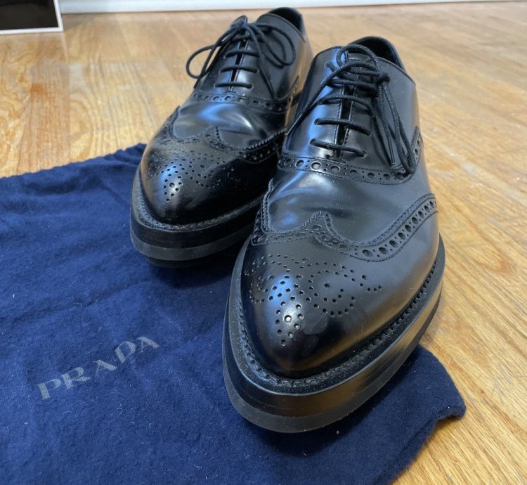 Prada Oxford Shoes - Shark Tooth Soles