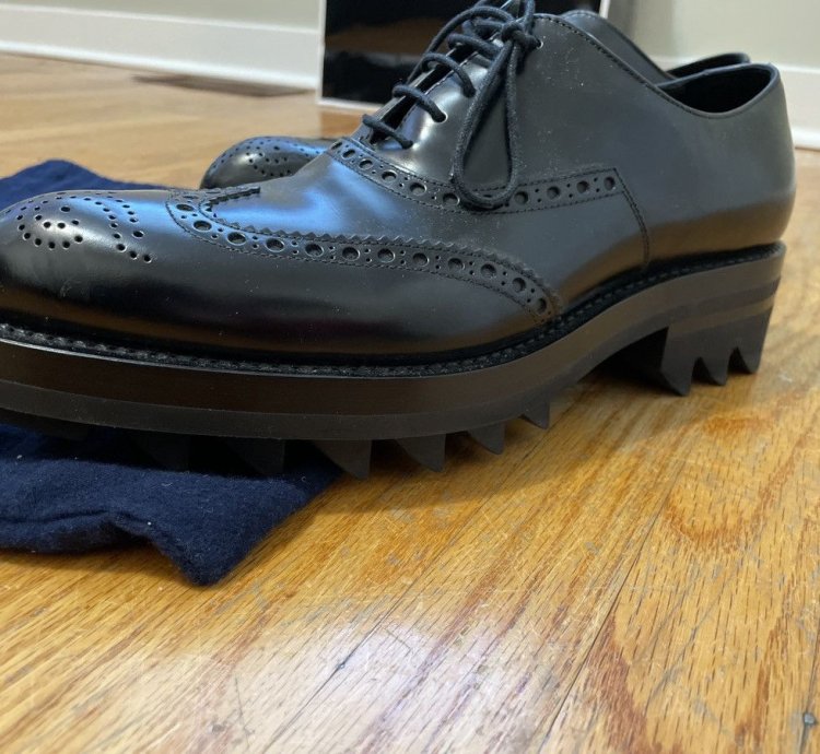 Prada Oxford Shoes - Shark Tooth Soles