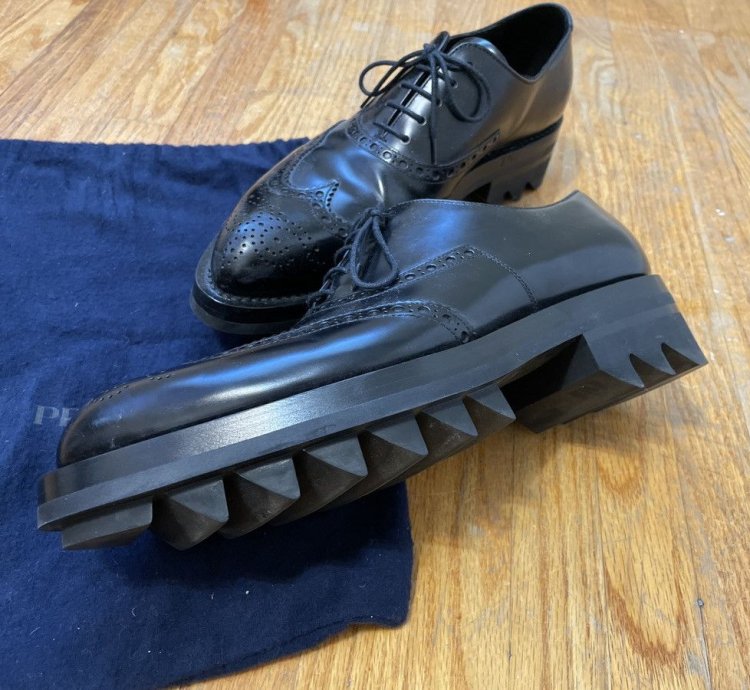 Prada Oxford Shoes - Shark Tooth Soles