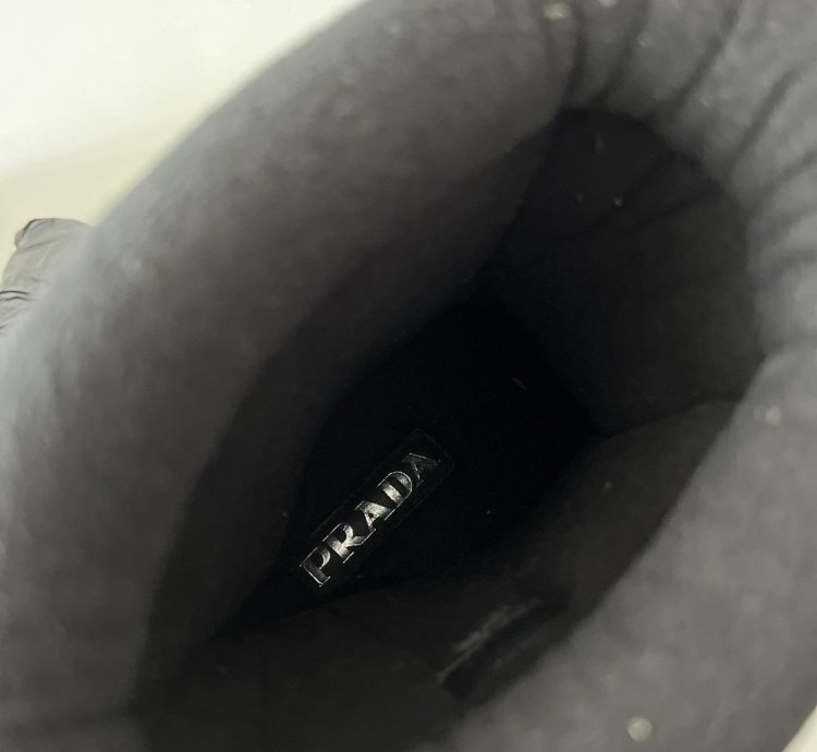 Prada Padded Monolith Apre Ski Boots