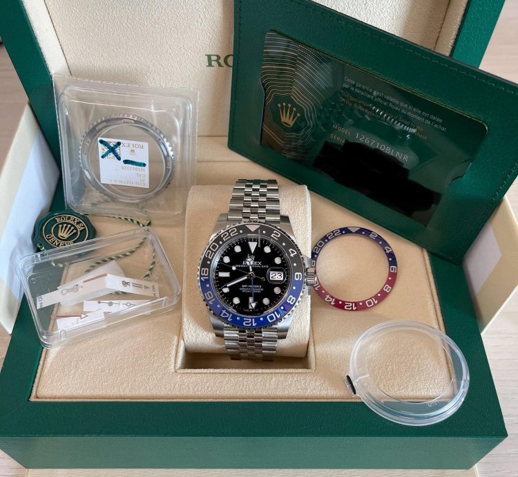 Rolex Gmt-master Ii Batman - Batgirl Kit Pepsi Original Extremely Rare