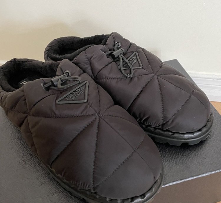 Prada Padded Re-nylon Slip On