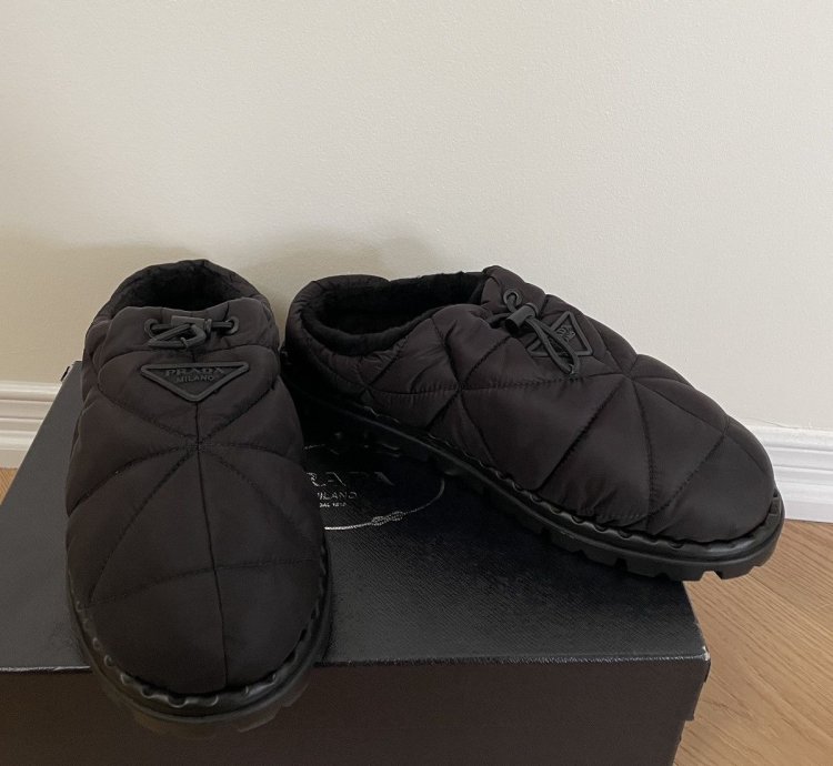 Prada Padded Re-nylon Slip On