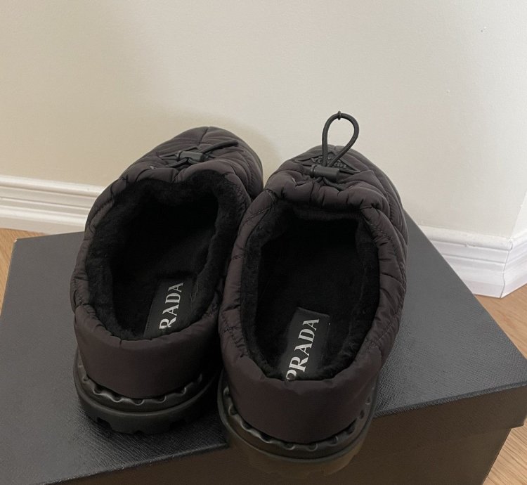 Prada Padded Re-nylon Slip On
