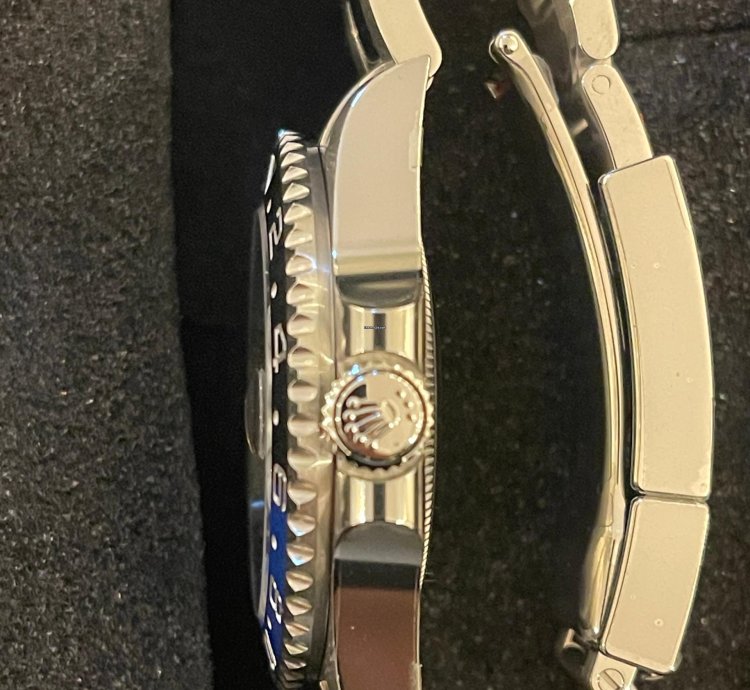 Rolex Gmt-master Ii Batman Full Set Full Stickered German Aus 07 2020