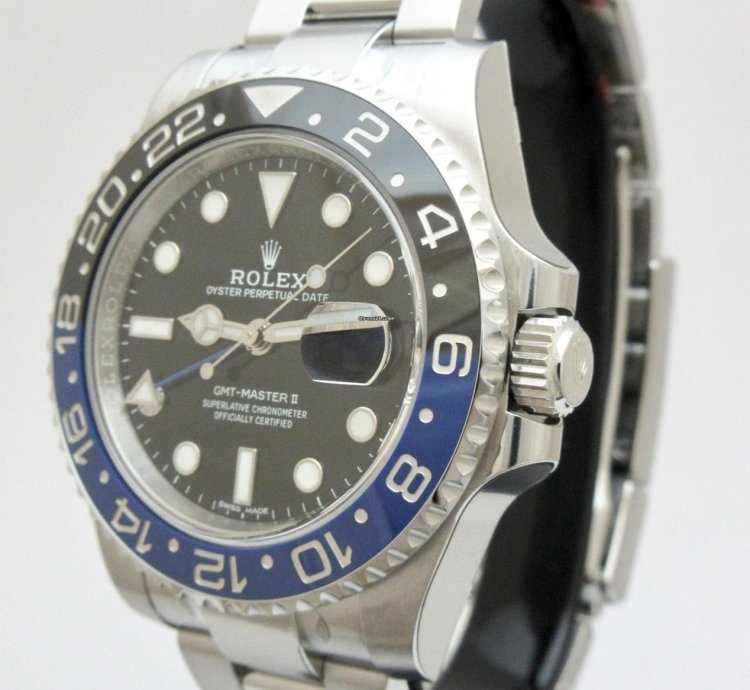 Rolex Gmt-master Ii Batman Nos Full Stickers 116710blnr